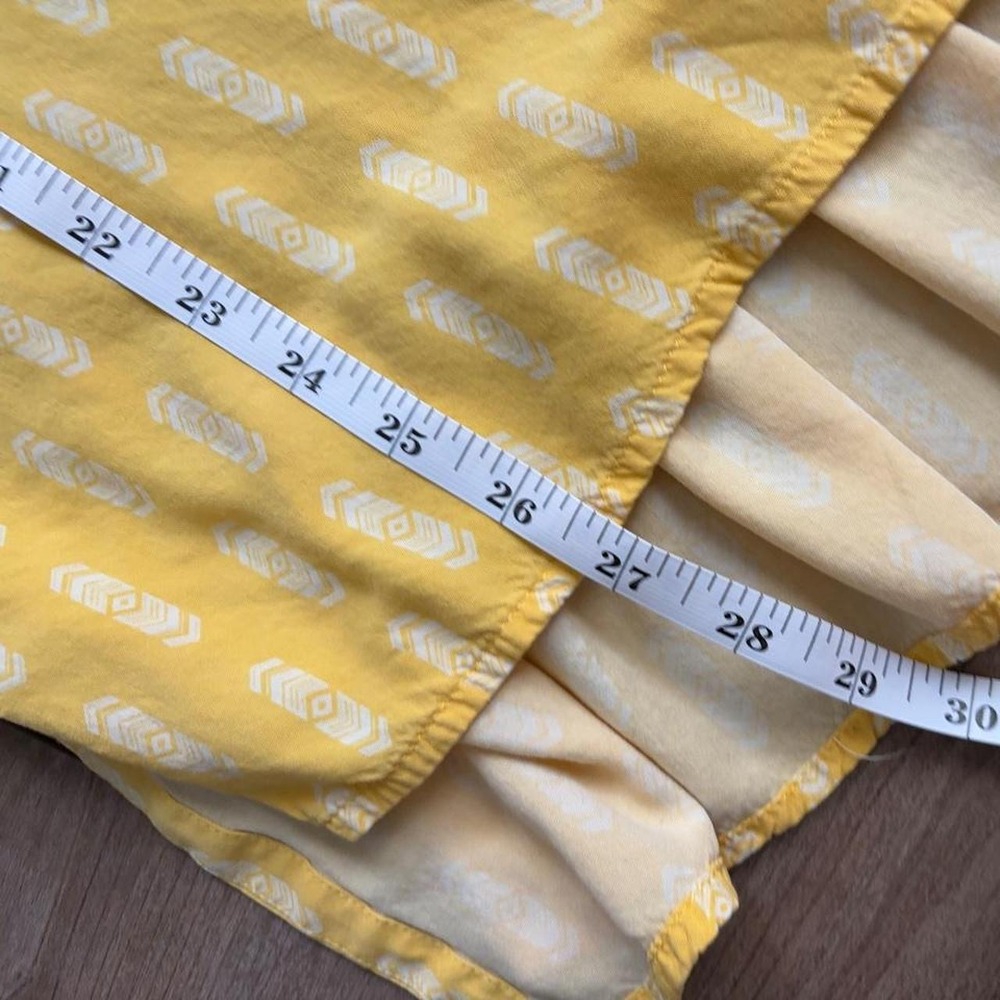 Matilda Jane Yellow Button Up Top Large - Picture 6 of 8